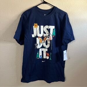 Nike Dark Blue Men's just do it shirt